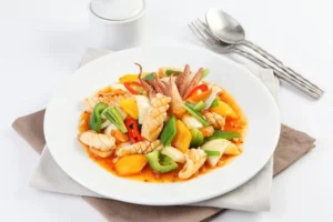 Mực xào chua ngọt